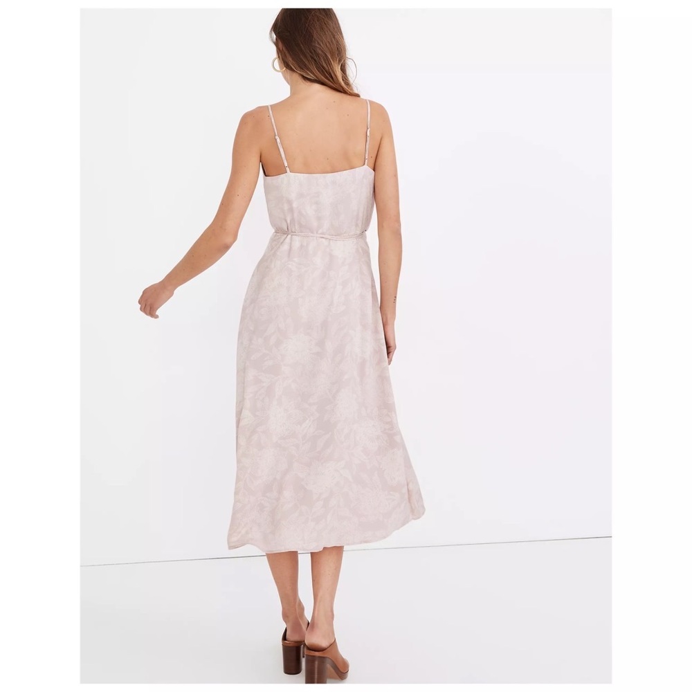 madewell pink midi dress - Picture 2 of 5